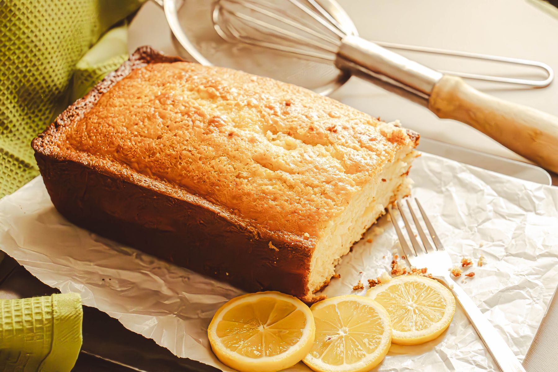 Lemon drizzle loaf