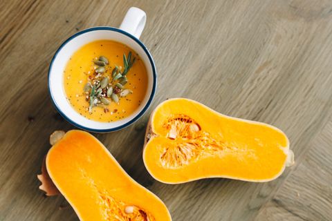 Roasted butternut squash soup